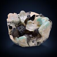 Topaz With Amazonite & Smoky Quartz