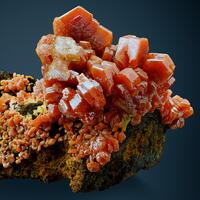 Vanadinite & Calcite