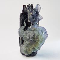 Fluorite On Schorl