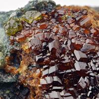 Grossular Var Hessonite & Vesuvianite