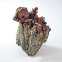 Andradite & Quartz On Hedenbergite