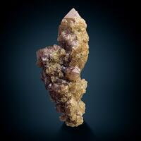 Fluorite On Quartz