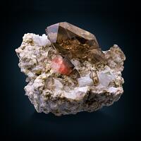 Fluorite & Smoky Quartz Adularia