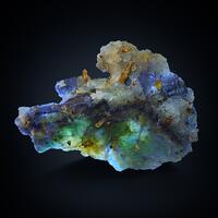 Baryte On Fluorite
