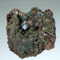 Fluorite & Cuprian Adamite