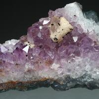 Fluorite On Amethyst