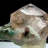 Morganite With Tantalite-(Mn) & Tourmaline