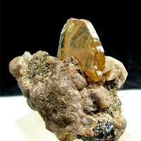Titanite With Calcite & Aegirine