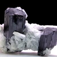 Tantalite-(Mn) With Quartz & Schorl