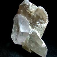 Beryl Var Morganite With Quartz