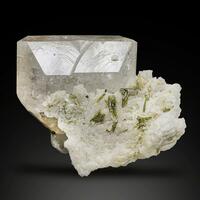 Topaz With Tourmaline
