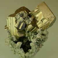 Pyrite On Quartz