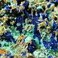 Azurite & Conichalcite