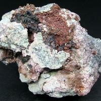 Cuprite & Native Copper With Cobaltoan Calcite