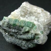 Emerald With Phlogopite In Quartz