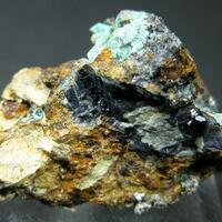 Rosasite Hemimorphite & Galena