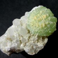 Prehnite On Quartz