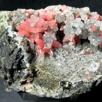 Rhodochrosite & Quartz