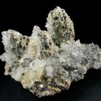 Baryte & Pyrite On Quartz Psm Calcite