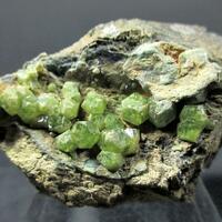 Demantoid On Serpentine