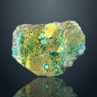 Uranophane Malachite & Digenite