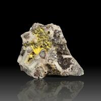 Uranophane & Calcite