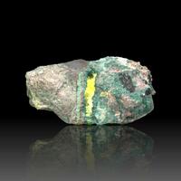 Sklodowskite Psm Cuprosklodowskite & Malachite