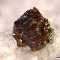 Chalcopyrite On Sphalerite