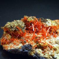 Crocoite On Gibbsite