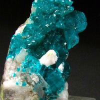 Dioptase On Calcite