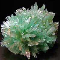 Gypsum With Atacamite Inclusions