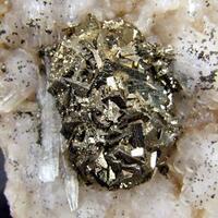 Pyrite On Calcite