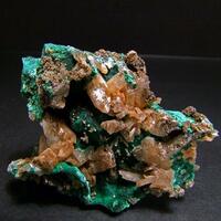 Cerussite On Malachite