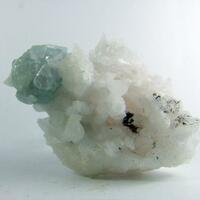 Fluorite On Calcite