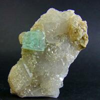 Fluorite On Quartz