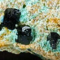 Libethenite With Chrysocolla