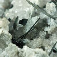 Pseudobrookite & Hematite On Quartz