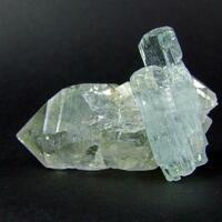 Aquamarine On Quartz