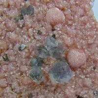 Rhodochrosite & Quartz On Sturtite