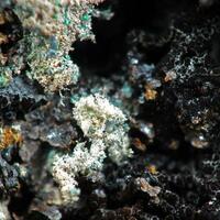 Schulenbergite & Chalcosiderite On Native Silver