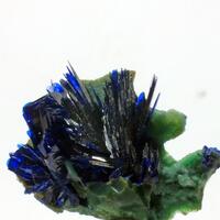 Azurite On Chrysocolla