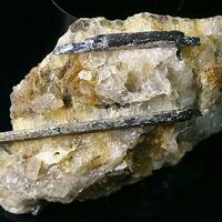 Stibnite Calcite & Fluorite