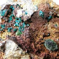 Libethenite & Pseudomalachite