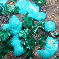 Chrysocolla & Brochantite