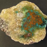 Native Copper With Cuprite In Prehnite