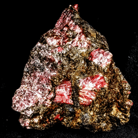 Rhodonite & Pyrite