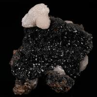 Calcite With Brucite On Hausmannite