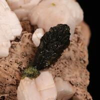 Epidote On Feldspar