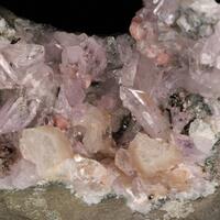Chabazite Laumontite & Amethyst