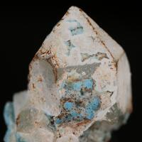 Plancheite & Shattuckite On Quartz